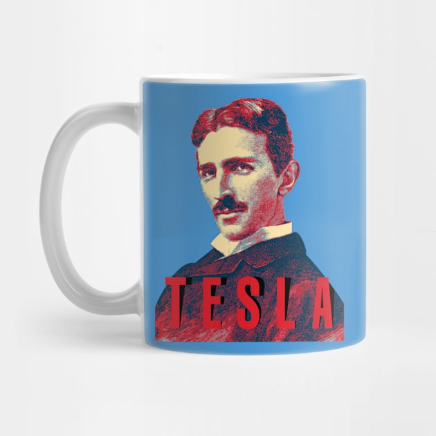 Nikola Tesla by TEEVEETEES